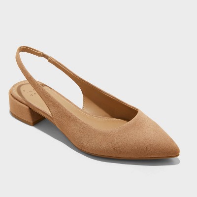 Women's Elle Slingback Pointed Toe Heels - A New Day™