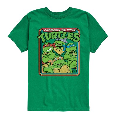 Boys' - Teenage Mutant Ninja Turtles - Retro Group Short Sleeve Graphic T-Shirt