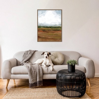 Amanti Art 23"x30" Kentucky Hillside II by Haley Knighten Framed Canvas Wall Art Print