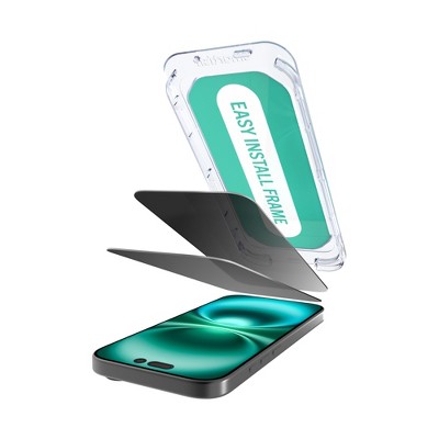 Smartish iPhone 17 Screen Protectors - Tuff Sheet - 2-Pack Tempered Glass