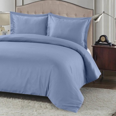 Egyptian Linens Bamboo Cotton 3-Piece Duvet Cover Set (Bamboo Hybrid)