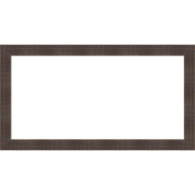 Amanti Art Whiskey Brown Rustic Framed Dry Erase Magnetic Board
